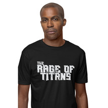 AiumhKle Men Black Graphic Tees The Rage of Titans Tshirt Crew Neck Shor... - £11.62 GBP