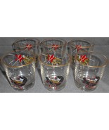 RARE Set (6) Federal HITCH YOUR WAGON TO A STAR Old Fashioned GLASS TUMB... - $39.59