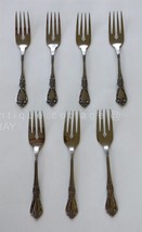 KENNETT SQUARE DISTINCTION DELUXE oneida STAINLESS FLATWARE 7 DESSERT FORKS - $34.60