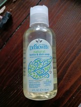 Lot of 2 Dr Brown&#39;s Natural Bottle &amp; Dish Soap-Plant Based Ingredients New - $12.86