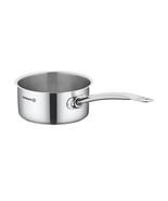 Korkmaz Gastro Proline 2.8 Liter Stainless Steel Saucepan in Silver - $115.66 CAD