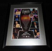2011 Peoples Choice Awards Framed 11x14 ORIGINAL Advertisement Kaley Cuoco - $34.64