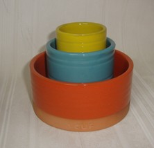 Now Designs Glazed Terra cota Nesting Prep Bowls, Set of 3 - £11.64 GBP