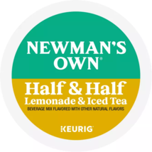 NEWMAN'S OWN HALF AND HALF LEMONADE AND ICED TEA KCUPS 10CT - $9.99