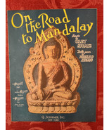 RARE Sheet Music On The Road To Mandalay Oley Speaks Rudyard Kipling 1907 - £12.79 GBP