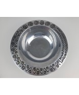 Wilton Armetale Raggae Pewter Serving Bowl Songs and Sonnets 12.5&quot;W 3 1/... - £21.74 GBP