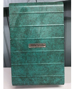 Vintage Sears Roebuck Green Marbled Lockbox No Key  - $24.43