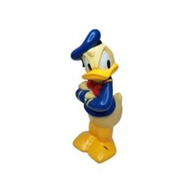 Vintage Disney Donald Duck 6&quot; Rubber Figure Bath Squeak Squeaky Toy - $4.94