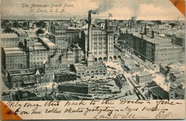 Vtg Postcard 1905 UDB The Anheuser-Busch Plant Saint Louis Missouri MO USA - £11.10 GBP