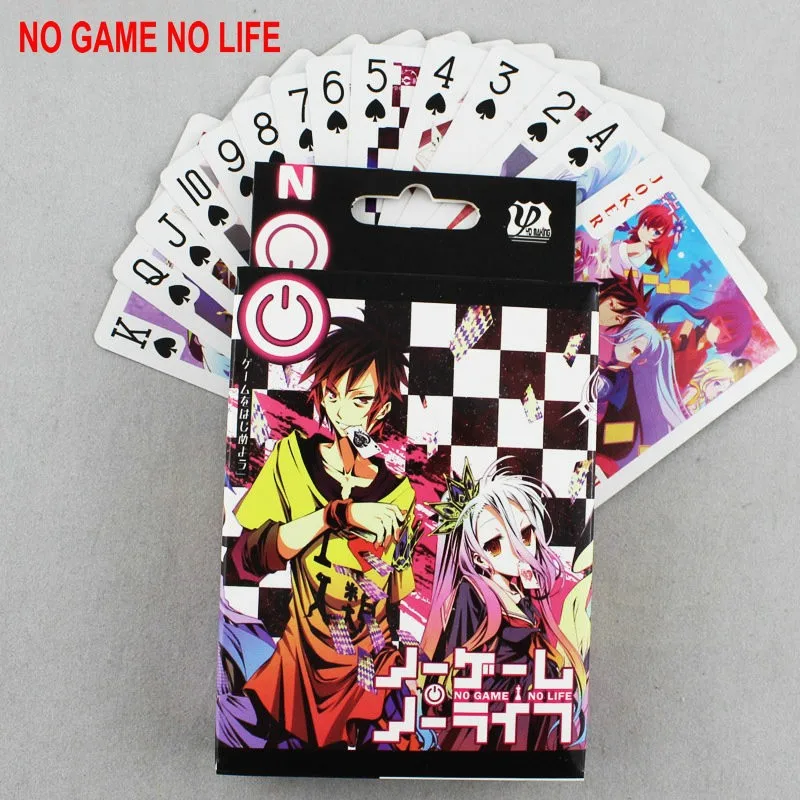 Anime NO GAME NO LIFE Poker Cards Cosplay Board Game Cards With Box toy ... - £10.03 GBP