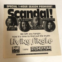 Living Single Tv Guide Vintage Print Ad Queen Latifah Kim Coles Kim Fields Tpa6 - $5.93