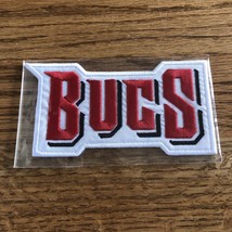 Tampa Bay Buccaneers Bucs Text Super Bowl NFL Football Embroidered Iron on Patch - £7.11 GBP