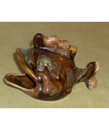 DRYDEN POTTERY HOT SPRINGS ARKANSAS AR BIG MOUTH SMILEY FISH CURIO WHIMS... - £31.51 GBP