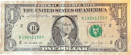 $1 One Dollar Bill 19241150, Birthday / Anniversary: January 1, 1924 - £15.97 GBP