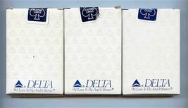3 Delta Airlines Sealed Decks of Playing Cards We Love to Fly and It Shows - $17.82