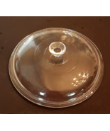8.75&quot; Clear Glass LID 408 fits Pyrex Corning 8 - 8.5&quot; Bowl Casserole Pan... - $148.77 MXN