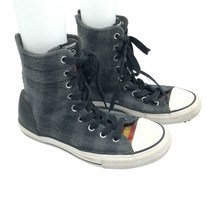Converse Woolrich Hi Rise Boot Wool Plaid Lace Up Gray Womens 9 - £38.51 GBP