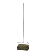 Antique Vtg 1920s Bissell Grand Rapids Manual Floor Sweeper Wood Handle ... - $98.95