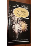 Finding the Right One: Stafford, Tim - $15.06 CAD