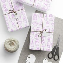 Designer Perfume Bottles Wrapping Paper: Luxury Fragrances Eco-Friendly ... - $19.80+