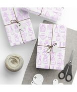 Designer Perfume Bottles Wrapping Paper: Luxury Fragrances Eco-Friendly ... - $19.80+