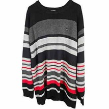 South Pole Mens Authentic Sweater Black Gray Red Knit Sweater Size XXL 2... - $429.80 MXN