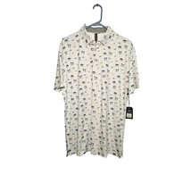 Anderson Ord Men&#39;s Polo Cream Travel Theme Size Medium NWT Boats Vans Ha... - $39.99