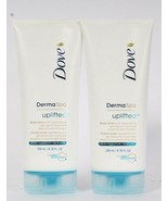 2 Dove 6.76 Oz Derma Spa Uplifted Replenish Satin Gel Body Lotion All Sk... - $399.63 MXN
