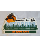 NATIONAL WILD TURKEY FEDERATION WOMEN IN THE OUTDOORS DONOR STICKER DECA... - £7.85 GBP