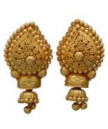 22 carat hallmark striking gold 2.5cm stud earring for aunt love jewelry - €1.000,43 EUR