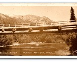 RPPC Elwha River Bridge Olympic National Park WA Thompson Photo Postcard... - £13.47 GBP
