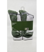 John Deere Men&#39;s Crew Socks Size 8-12 6-Pair White/Green Performance Wor... - €18,64 EUR