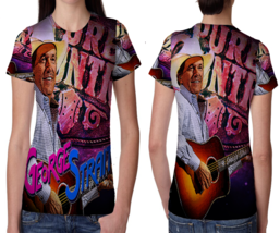 George Strait Cowboy Womens Printed T-Shirt Tee - $14.53+