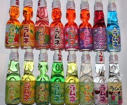 Ramune Japanese Soda Hata Carbonated Marble Soft Drink (25 Flavors) - £1.92 GBP+