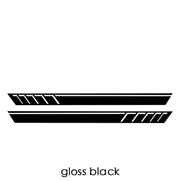 car styling 5D  Fibre Vinyl Decal Side SKirt RAcing Stripes Stickers for  Benz G - £100.50 GBP