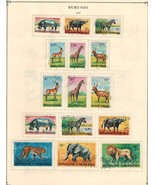 BURUNDI  1964 Very Fine Precancel Hinged Stamps on List Scott # 73-87   ... - £12.17 GBP