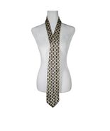 Pierre Cardin Mens 100% Silk Tie Lovely Pattern EUC 59" x 3.5" - $9.11