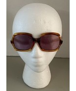 Vintage Unbranded Tortoise Shell Square Eyeglass Frames Only Made In Italy - $32.06 CAD