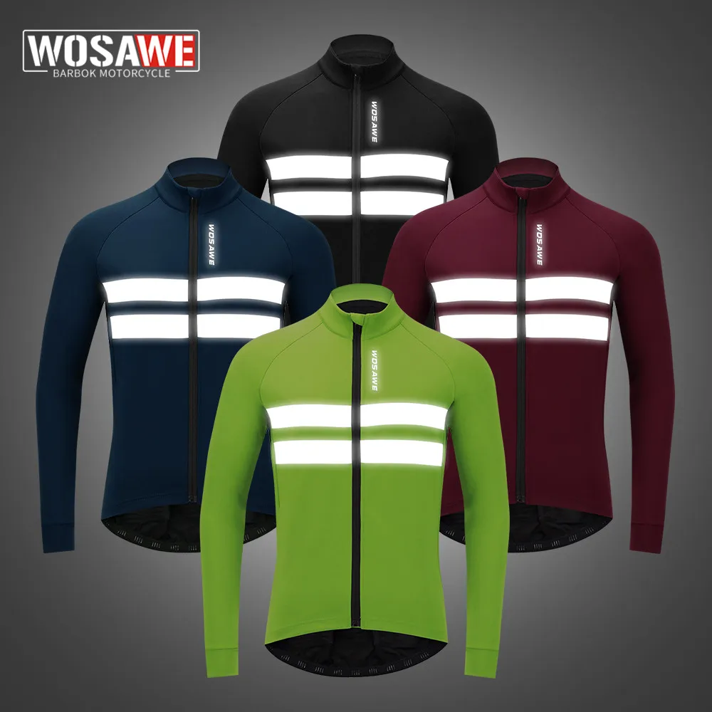 WOSAWE Motorcycle Jacket Motorbike Riding Protective Reflective Coat Winter - $45.35