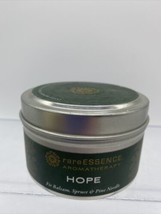 HOPE Rare Essence Essential Oil Spa Candle Fir Balsam Pine 3.8oz Tin - £4.94 GBP