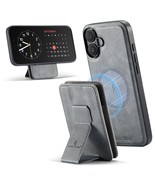Case for iPhone 17 Pro Max (Color: Gray)  Detachable Card Holder Stand ... - $1,127.37 MXN