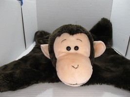 Baby Gund Brown Monkey Chimp Comfy Cozy Lovey Security Blanket Satin 46228 22&quot; - £25.93 GBP