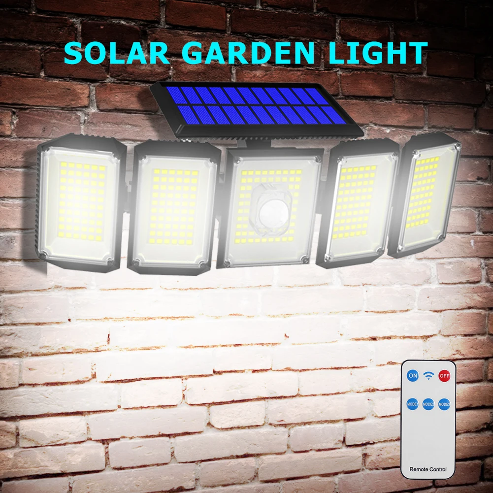 Olar powered sunlight ip65 waterproof motion sensor solar outdoor lights 360 wide angle thumb200