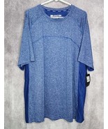 Ariat Tek Heat Series Performance Shirt Mens XXL Stretch Blue Marbled Lo... - $626.79 MXN