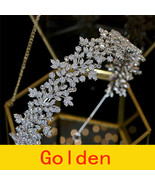 High Quality Crystal Bride Headband Hair Band 100% Zirconia Female Jewel... - £80.84 GBP