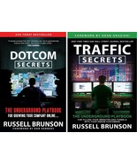 Russell Brunson 2 Books Set: DOTCOM SECRETS &amp; TRAFFIC secrets (English) - $27.00 CAD
