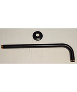 Kohler 10124-BL Wall-Mount Rainhead Arm and Flange - Matte Black - $131.16 CAD