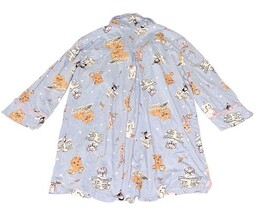 PJ Salvage Dog Pajama Top Sleep Shirt Blue Women S Frenchie Yorkie Chihuahua image 5