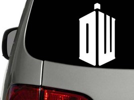 Doctor Who Logo Vinyl Decal Car Truck Wall Sticker Choose Size Color - £2.20 GBP+
