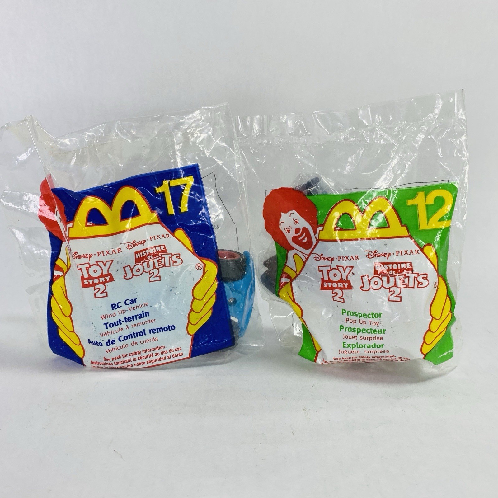 1999 McDonalds Happy Meal Toy Story 2 #17 RC Car #12 Prospector Stinky Pete - $14.99
